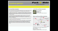 Desktop Screenshot of parknride.nl