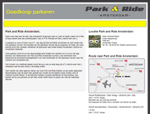 Tablet Screenshot of parknride.nl